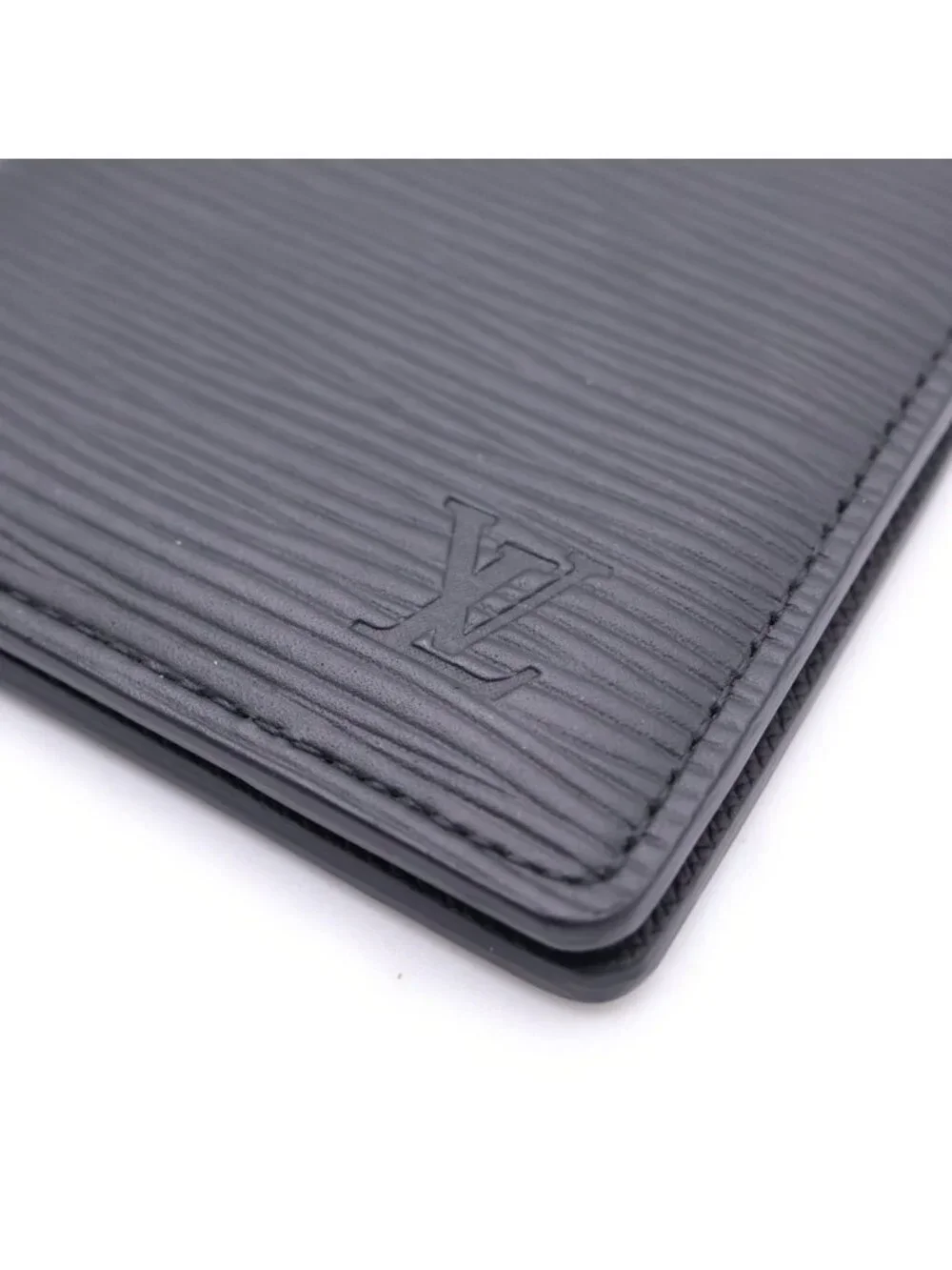 Louis Vuitton Epi Organizer de Poche Card Case Noir Leather Black